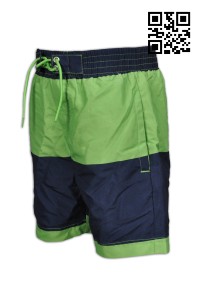 U256 design assorted color  pirate shorts sector men' s woven beach wearing center company